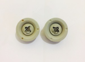 Bosch Dishwasher Upper Basket Wheels White